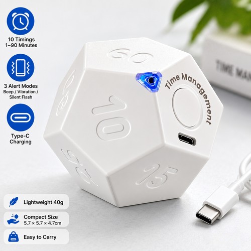 Cube flip timer gravity sensor - timer,
