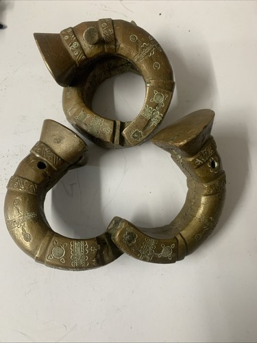 Antique pair large african - large,