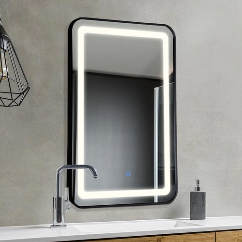 Illuminated bathroom mirror - illuminated,