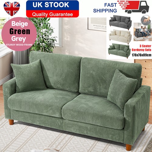 Seater corduroy sofa - 3,