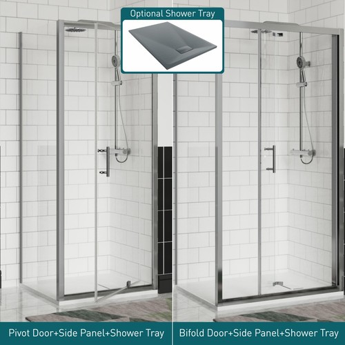 Fold pivot chrome shower - bi,