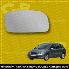 For Honda Civic wing mirror glass 01-05 Right Driver side Spherical