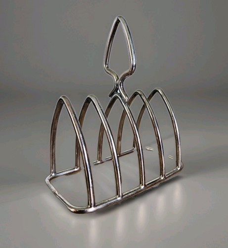 Silver plated toast - toast, rack