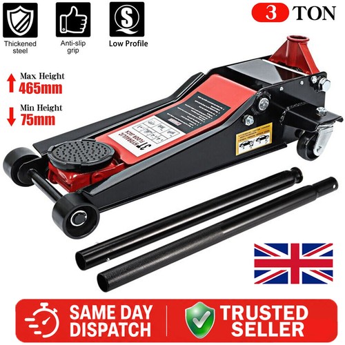 Durable steel trolley jack - steel,