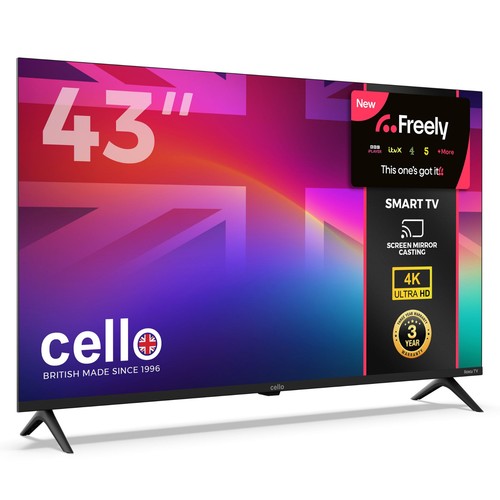 Cello c43rk4k inch smart - 43,