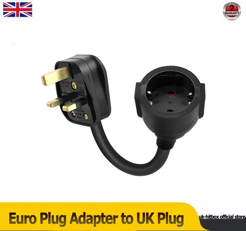 Pin euro plug adapter uk - euro, to
