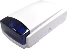 Dummy Alarm Box Blue Lens Long Lasting Strobe Flashing LED 2-3 Year Battery Lif