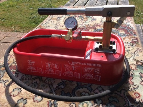 Rothenberger pressure testing