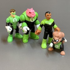 4 Green Lantern Fisher Price Imaginext DC Super Friends Figures Comics Toy #I9