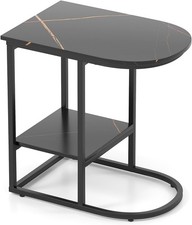 Modern C-Shaped Side Table