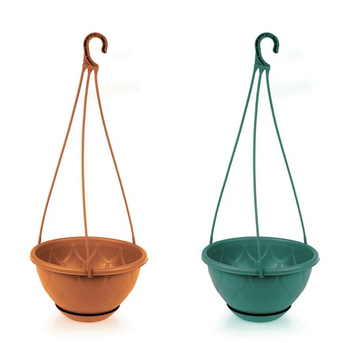 Wall hanging flower basket - wall,