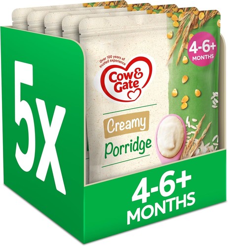 Cow gate creamy porridge - 5,