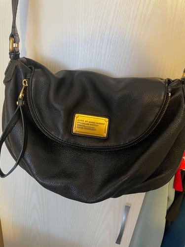Marc jacobs black leather bag - jacobs,