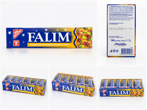 Falim sugar free - mixed, fruits
