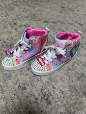 Skechers Twinkle Toes® Twi-Lites 2.0 Holographic Heart Sneaker Size 1 - shoes