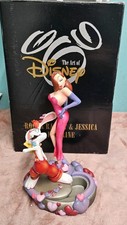 The Art of Disney Jessica & Roger Rabbit Figurine & Jewelry Holder Benny Cab Pin