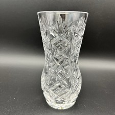 Vase Edinburgh Crystal Small Size Vintage Excellent Condition 15 Cm Tall