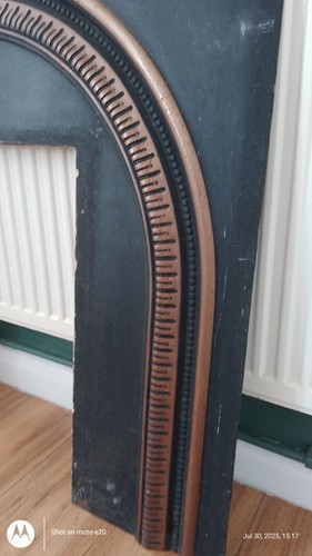 Elsley cast iron fire back - t,