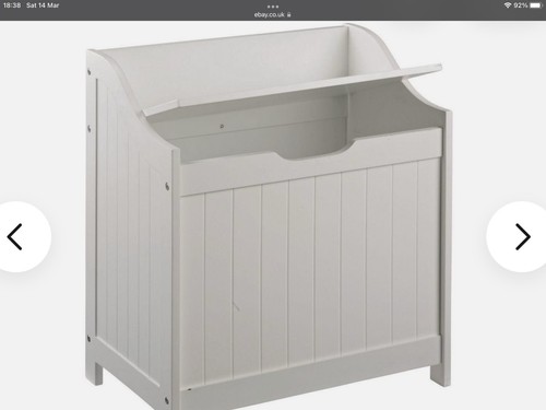 Habitat white monks bench - white,