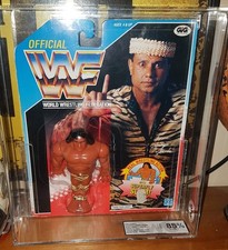 WWF WWE Jimmy Superfly Snuka Hasbro Carded Graded 85% Rare Item Vintage