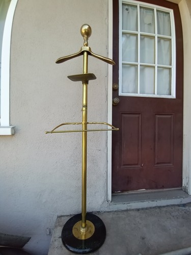 Vintage brass butler - brass,