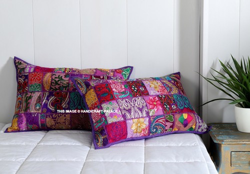 Indian handmade throw cushion - handmade,