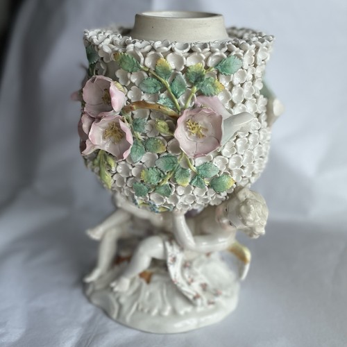 Porcelain oil lamp base - porcelain,