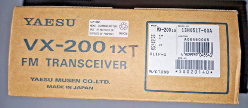 Yaesu vertex 200 1xt - vx-200, (a)