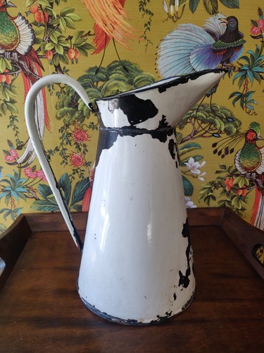 Vintage 1950s large enamel