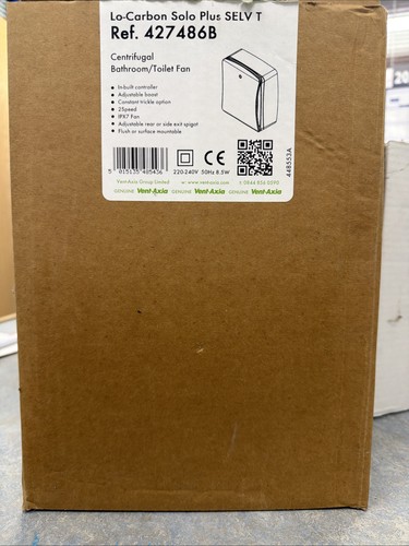 Vent axia 427486b carbon - vent, lo-carbon