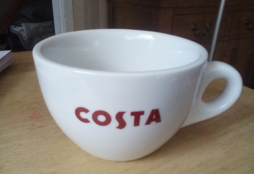 Costa coffee mug cup 3 - coffee, bean