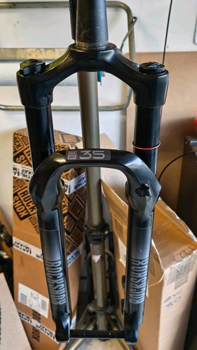 Rockshox gold serviced - gold, serviced.