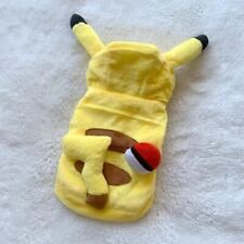 Anime Pokemon Pikachu Pet Dog Costume Fleece Warm Cosplay Clothing Coat Bodysuit