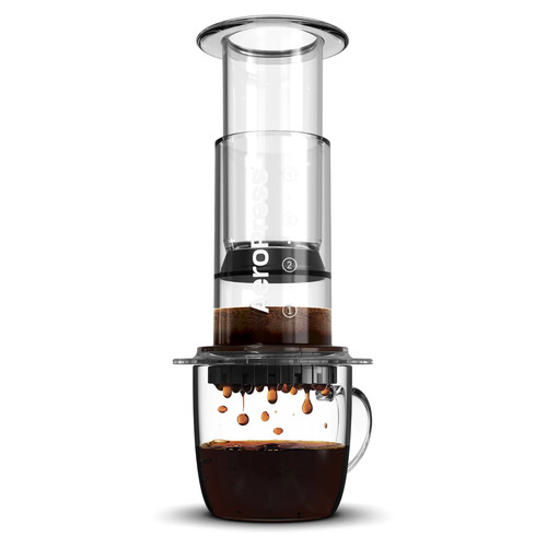 Aeropress clear coffee maker - coffee,