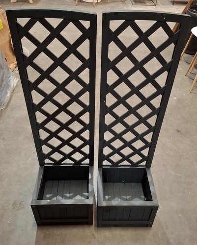 Wooden trellis planters for - wooden,