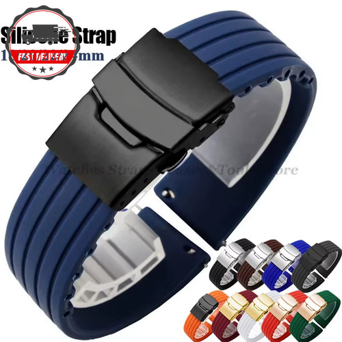 Silicone rubber watch strap - silicone,