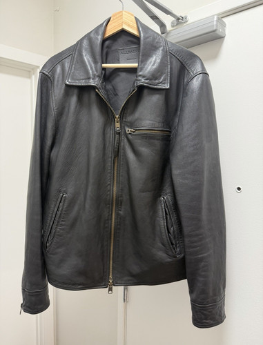 Allsaints miller black - black, leather