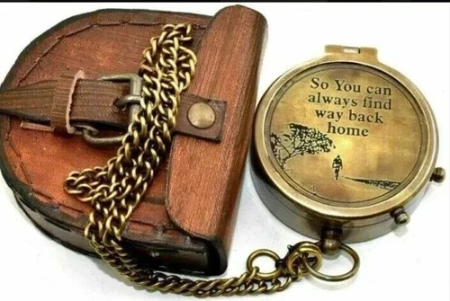 Antique vintage brass - brass, pocket
