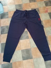 LIVERPOOL FC LFC JOG PANT TRACKSUIT BOTTOMS - NAVY  MEDIUM