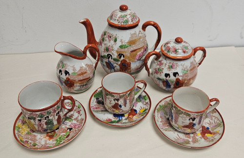 Vintage japanese tea - vintage, set