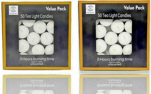 100 tea night lights - 100, candles