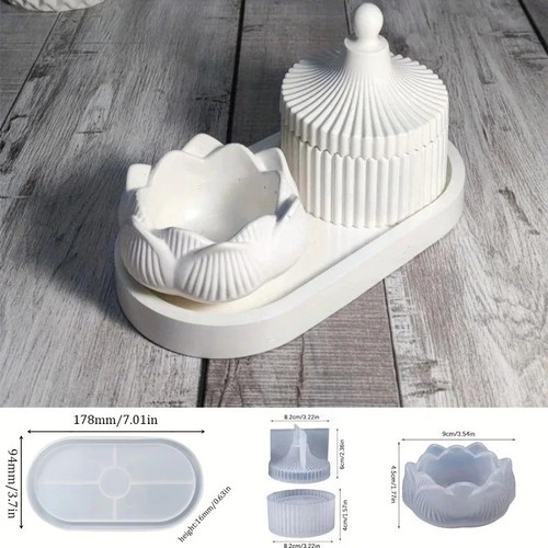 Diy lotus candle holder - lotus, 3