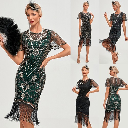 1920s flapper dress sequins - 1920s,