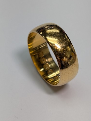 22ct gold wedding band - wedding,