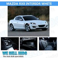 9x MAZDA RX8 2003 - 2011 PURE XENON WHITE CANBUS SMD INTERIOR LED LIGHT BULBS