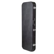 Electric Guitar Case, Wooden Round Corners, 7mm black plush interior, Koda BLACK