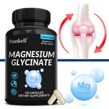 Magnesium Glycinate Capsules, 1040mg Per Serving - Highest Effectiveness Capsules