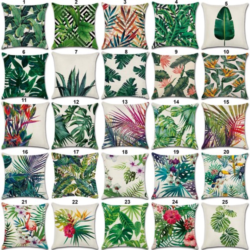 Tropical leaves floral - tropical, linen
