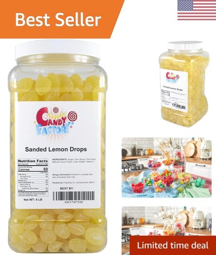 Classic sanded lemon drops - drops, 6
