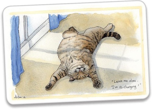 Recharging cat tuftop worktop - cat,